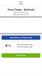 Mobile Screenshot of bethesdapizzatempo.com